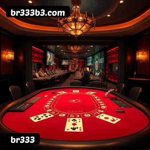 Jogos de Mesa Premium br333 - Blackjack, Roleta, Baccarat